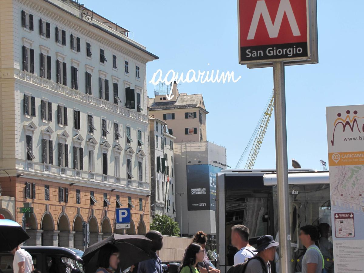 Aquarium Rooms Genoa Bagian luar foto